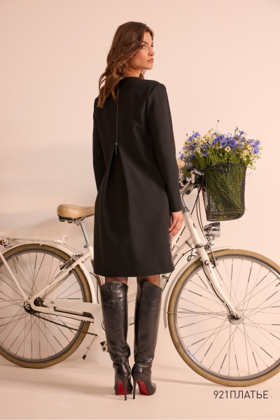 Платье NiV NiV fashion 921 чёрный - фото 4