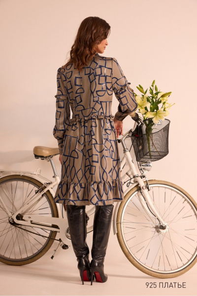 Платье NiV NiV fashion 925 капучино - фото 4