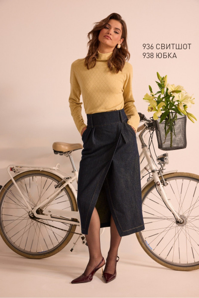 Свитшот NiV NiV fashion 936 солнечно-жёлтый - фото 8