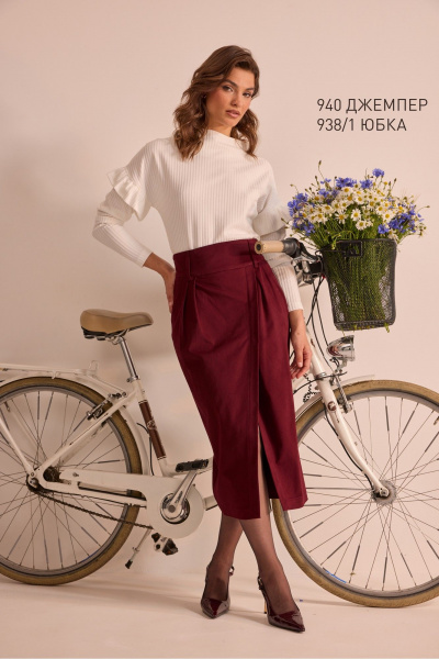 Джемпер NiV NiV fashion 940 молочный - фото 4