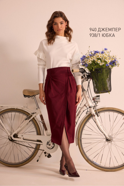 Джемпер NiV NiV fashion 940 молочный - фото 2