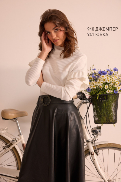 Юбка NiV NiV fashion 941 чёрный - фото 5