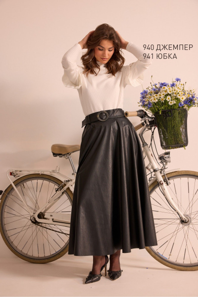 Юбка NiV NiV fashion 941 чёрный - фото 1