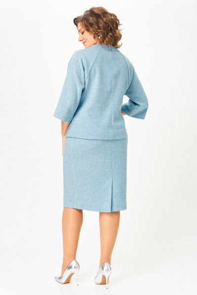 Блуза, юбка Bonna Image 757/7 голубой - фото 7
