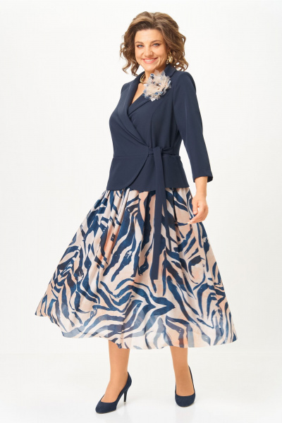 Платье Bonna Image 922/14 синий - фото 1