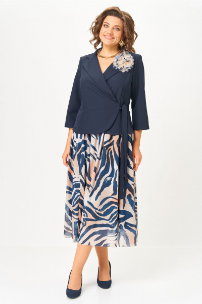 Платье Bonna Image 922/14 синий - фото 2