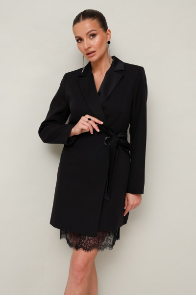 Комплект из платьЯ-пиджака и платья-комбинации в нарядном стиле PUR PUR 11-309 - фото 2