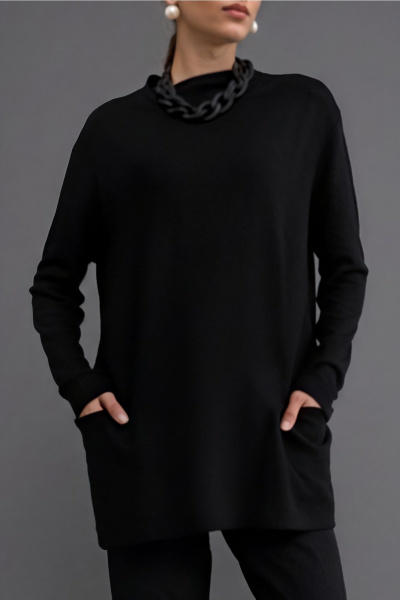 Джемпер Erika Laurent 7265 черный - фото 1