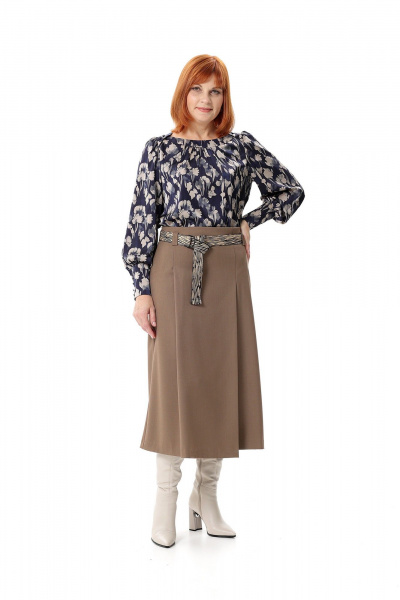 Юбка Соджи 685 хаки - фото 2