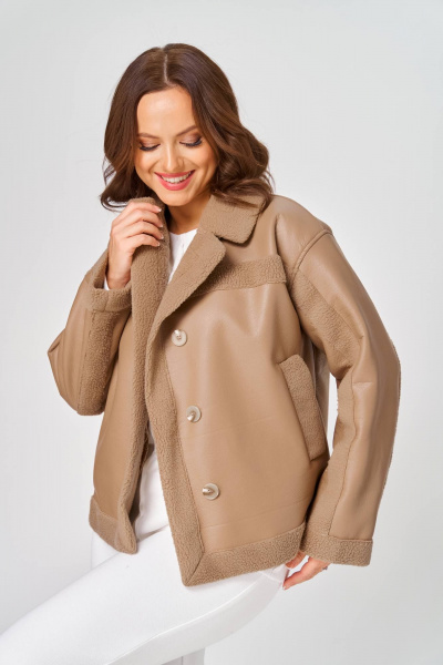 Куртка Диомант 2138 карамель - фото 4