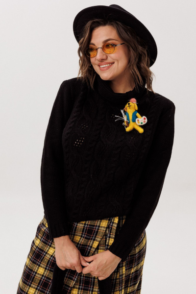 Джемпер Anelli 1774 теплота_ночи - фото 6