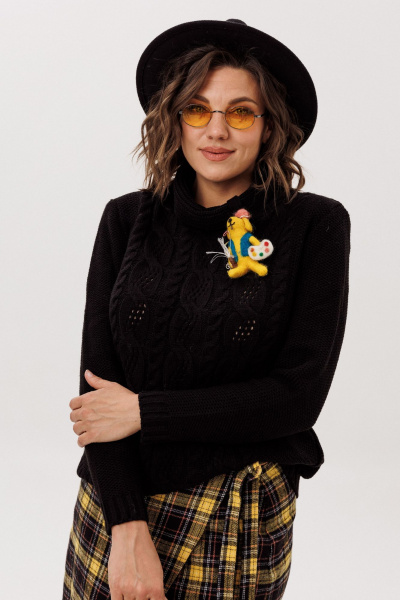 Джемпер Anelli 1774 теплота_ночи - фото 5