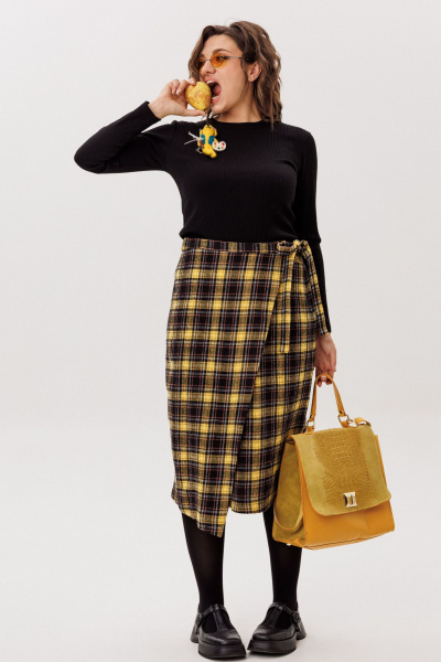 Юбка Anelli 1776 пчелиные_соты - фото 9