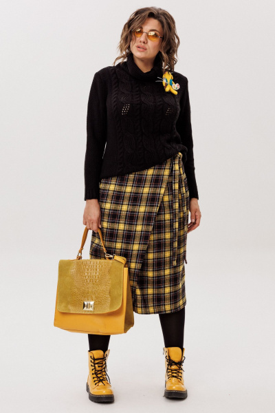 Юбка Anelli 1776 пчелиные_соты - фото 6