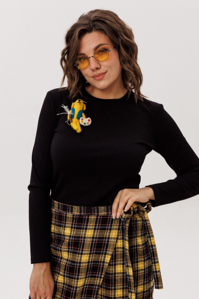 Джемпер Anelli 1770 крыло_ворона - фото 6