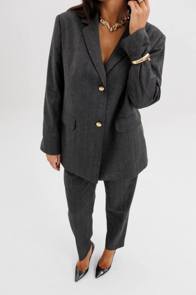 Брюки, жакет Fantazia Mod 5320 серый - фото 4