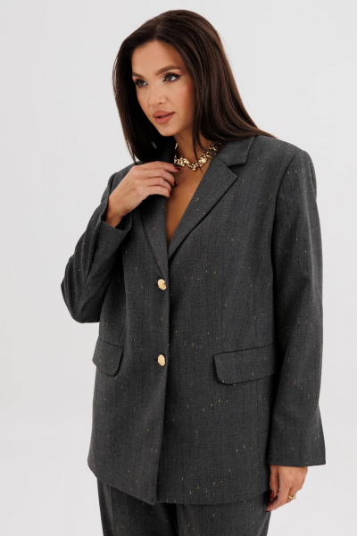 Брюки, жакет Fantazia Mod 5320 серый - фото 2