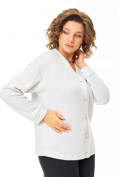 Кардиган Swallow 889.2 серебристый - фото 8