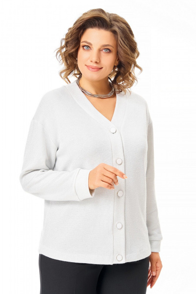 Кардиган Swallow 889.2 серебристый - фото 4