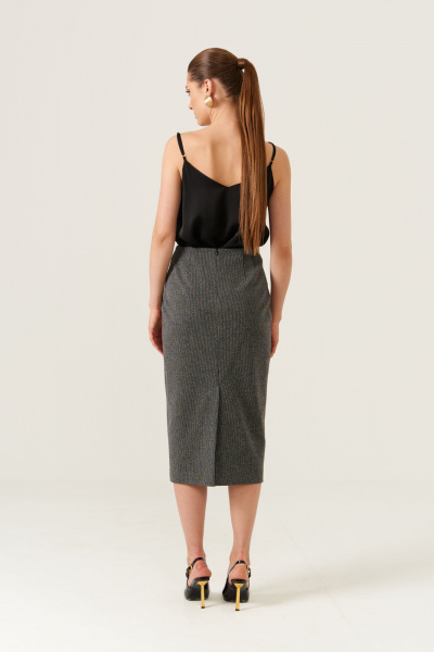 Юбка Панда 102350 серый - фото 5