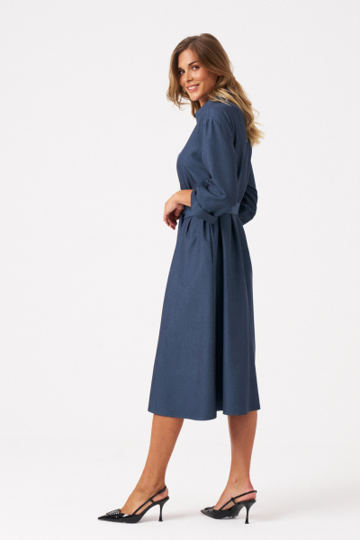 Платье Панда 112883 синий - фото 6