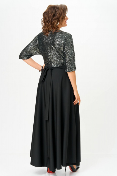 Платье Anastasia 1307 черный - фото 5