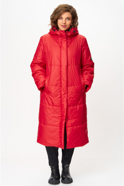 Пальто Andina city 7013-24 красный - фото 1