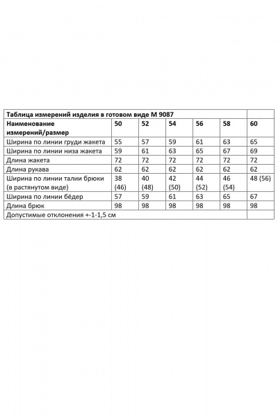 Брюки, жакет Andina city 9087-25 - фото 11