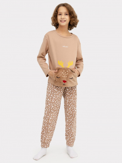 Брюки, джемпер Mark Formelle 563325/24-ОБР26661ПП-2-2 св.тауп_молочные_пятнышки_БРАК_ПОЛОТНА_014_Ст - фото 6