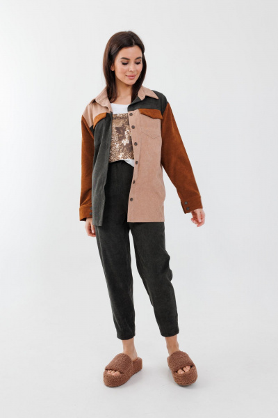 Рубашка Anelli 1748 оттенки_леса - фото 10