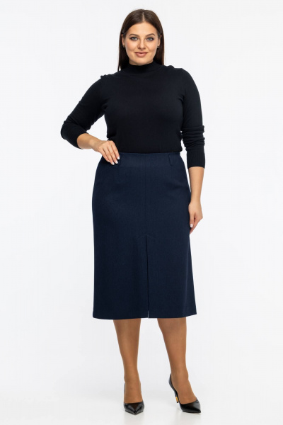 Юбка Avila 0979 темно-синий - фото 6