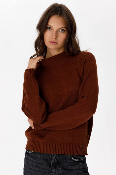 Джемпер Romgil РВ0335-ВИ5 шоколадный - фото 5