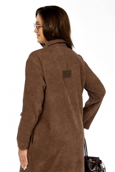 Платье Taita plus 2532 капучино - фото 6