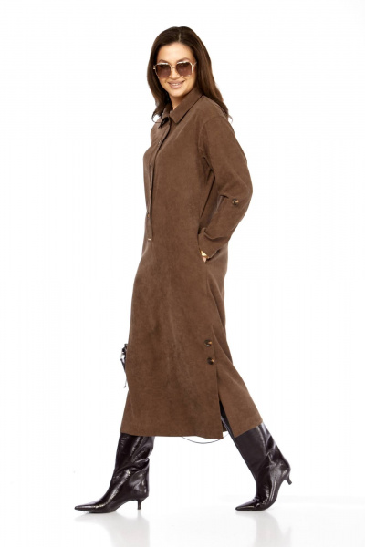 Платье Taita plus 2532 капучино - фото 4