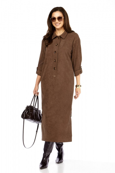 Платье Taita plus 2532 капучино - фото 1