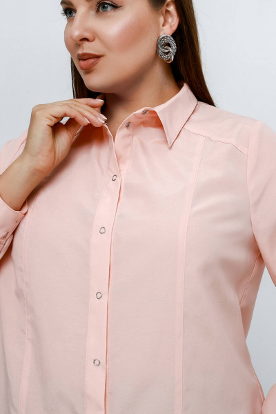 Рубашка La rouge 6306 персик - фото 8