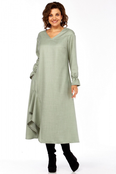 Платье Celentano lite 5065 шалфей - фото 3