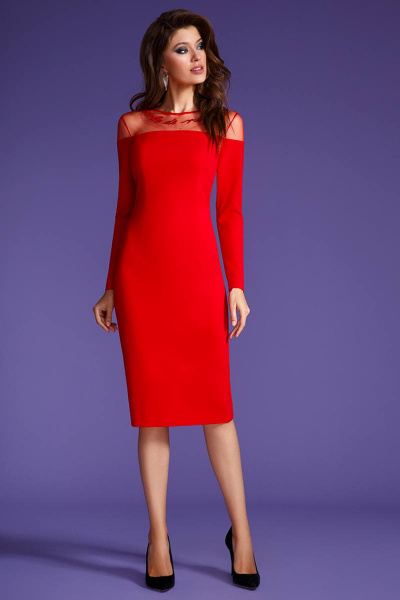 Платье LaVeLa L1849 красный - фото 1