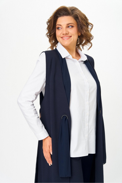 Брюки, кардиган DaLi 5778.2 синий - фото 5