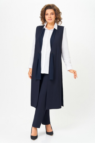 Брюки, кардиган DaLi 5778.2 синий - фото 1