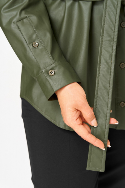 Блуза DaLi 7049 хаки - фото 4