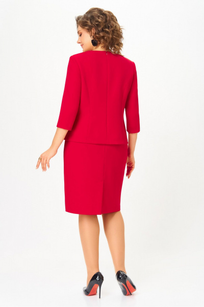 Блуза, юбка DaLi 7055.2 красный - фото 4