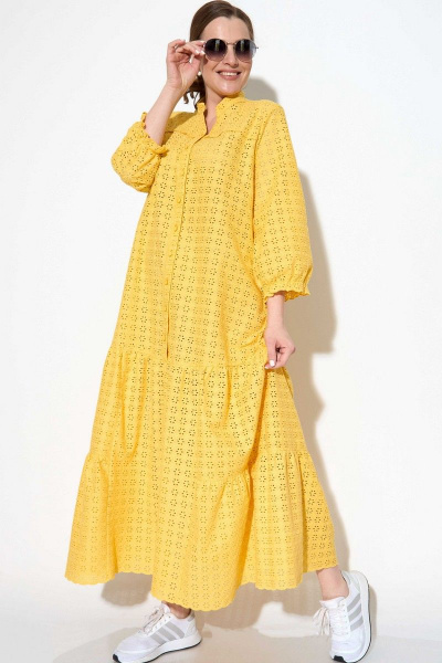 Платье SOVA 11142 желтый - фото 1