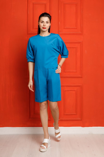 Блуза, шорты YFS 869+870 синий - фото 5