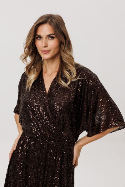 Платье EOLA 3013 шоколад - фото 8