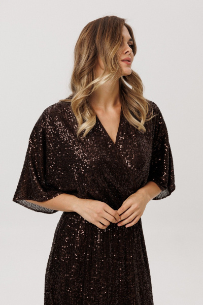 Платье EOLA 3013 шоколад - фото 6