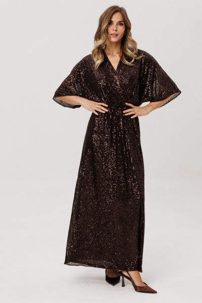 Платье EOLA 3013 шоколад - фото 4