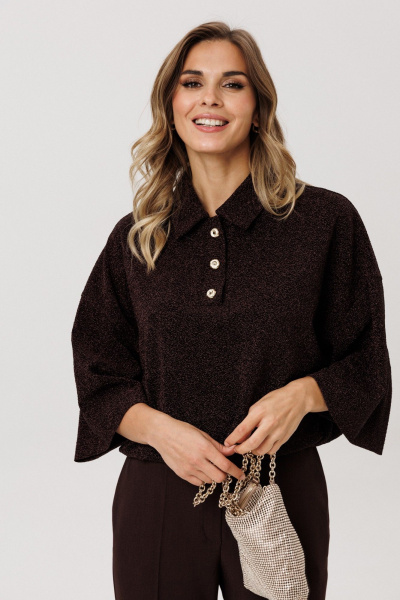 Джемпер EOLA 3011 т.шоколад - фото 8