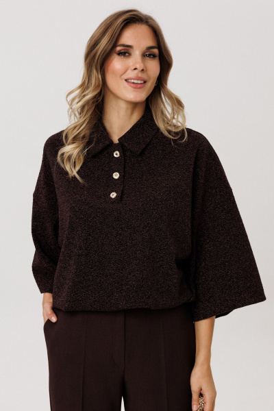 Джемпер EOLA 3011 т.шоколад - фото 7