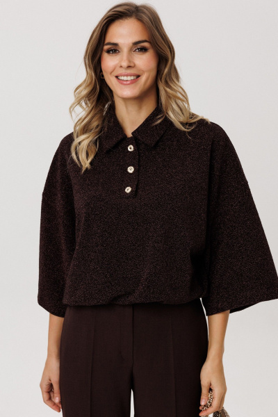 Джемпер EOLA 3011 т.шоколад - фото 6